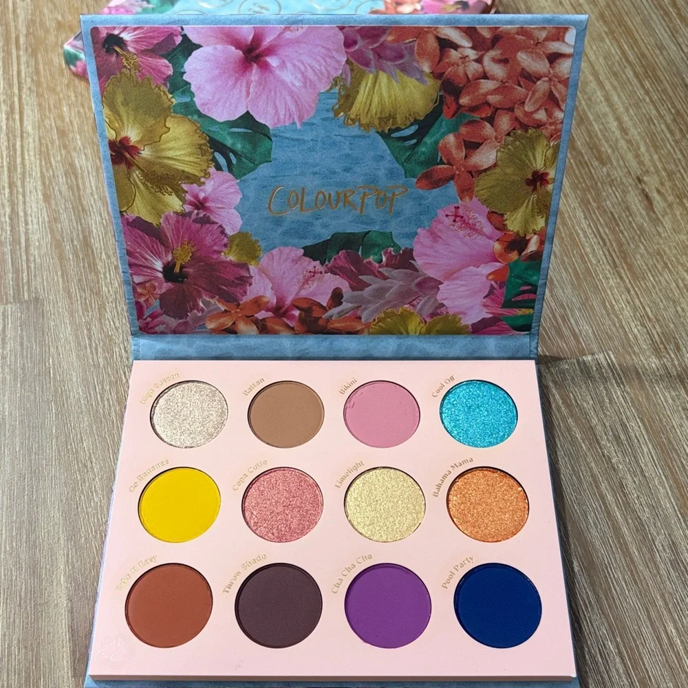 Colourpop Cabana Club Floral Eyeshadow Palette